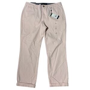 NWT Tommy Hilfiger Hampton Chino Slim Light Pink Women’s Pants Size 10 Dress